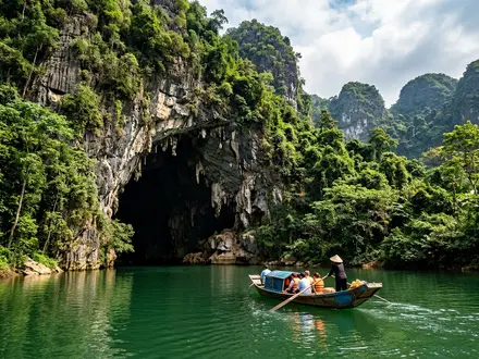 Phong Nha Cave by Sampan