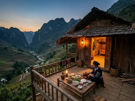 Hmong Village Evening