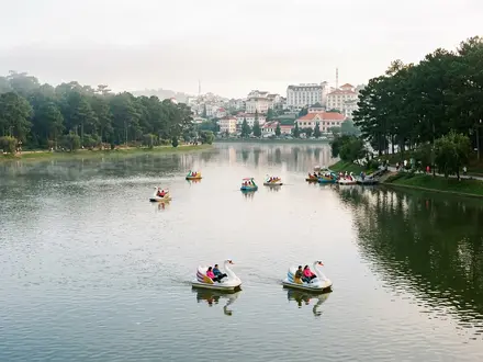 Xuan Huong Lake Swan Boats