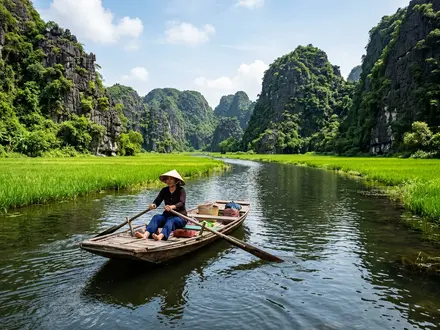 Tam Coc Sampan Ride