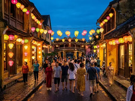 Hoi An Ancient Town at Dusk