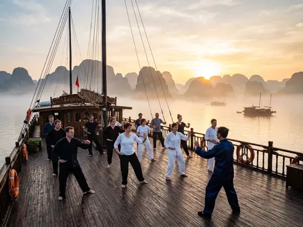 Sunrise Tai Chi on the Sundeck