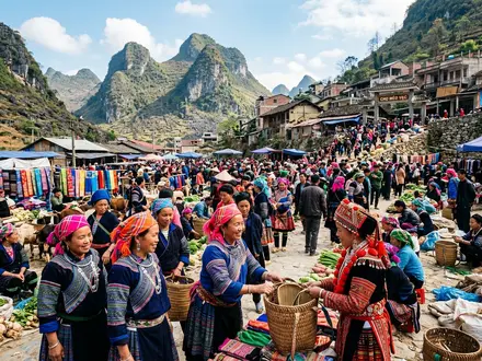 Meo Vac Sunday Market