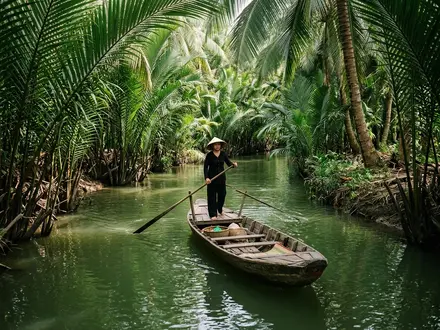 Ben Tre Coconut Canal Cruise