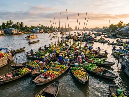 Cai Rang Floating Market