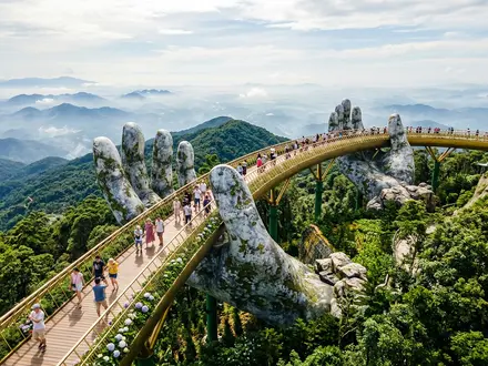 Golden Bridge at Ba Na Hills