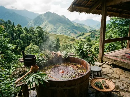 Red Dao Herbal Bath
