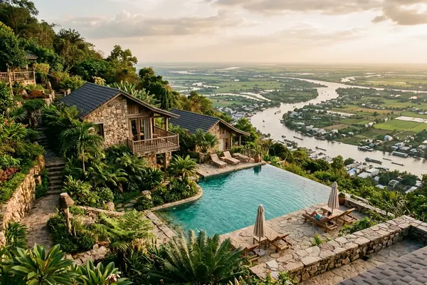 Victoria Nui Sam Lodge in Chau Doc